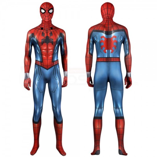 What If Jumpsuit Zombie Hunter Spider-Man Cosplay Costume